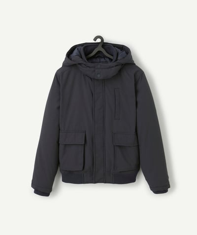 CategoryModel (8824896979086@8)  - Blouson garçon avec capuche noir