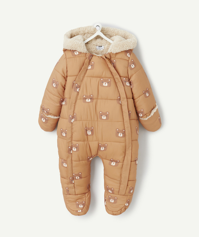 CategoryModel (8825911935118@464)  - Combi pilote bébé garçon marron imprimé ours