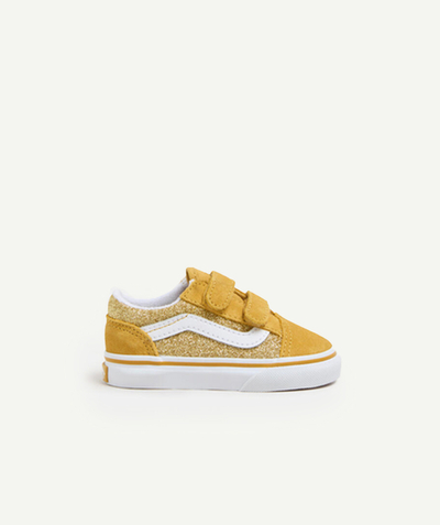 CategoryModel (8821772386446@229)  - BASKETS À SCRATCHS BÉBÉ OLD SKOOL JAUNES ET À PAILLETTES