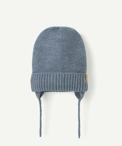 CategoryModel (8821755838606@32124)  - Bonnet bébé garçon en fibres recyclées bleu marine