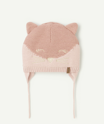 CategoryModel (8824896848014@10)  - Bonnet bébé fille rose chat mignon