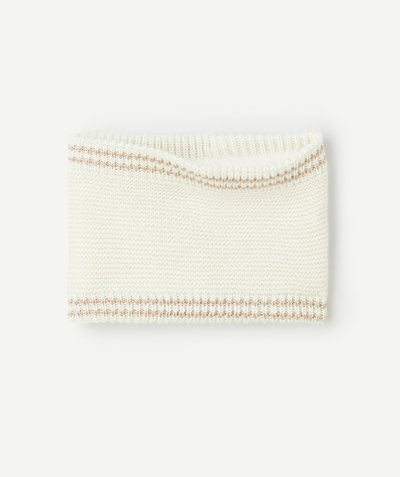 CategoryModel (8821754134670@240)  - wollen sjaal voor babymeisjes in ecru gerecyclede vezels
