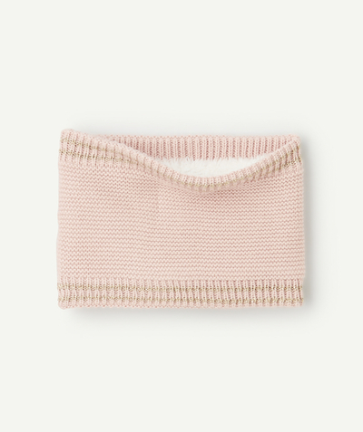 CategoryModel (8825813860494@60)  - Snood bébé fille rose maille douce