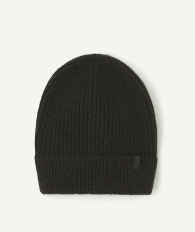 CategoryModel (8821763899534@1444)  - bonnet beanie garçon en fibres recyclées noir