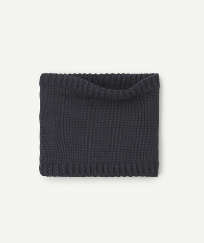 CategoryModel (8821762785422@188)  - Snood garçon en fibres recyclées noires