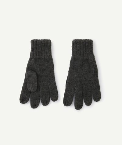 CategoryModel (8821762785422@179)  - Gants garçon en fibres recyclées noirs