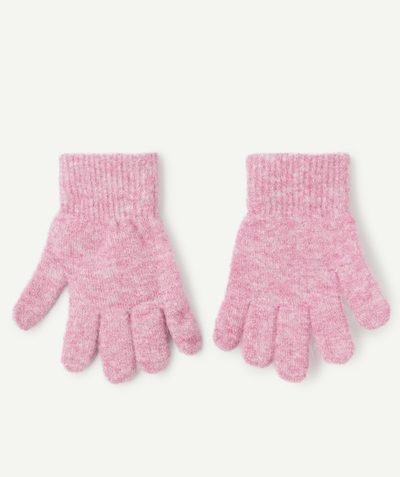 CategoryModel (8821760262286@2590)  - Gants filles en fibres recyclées rose chiné