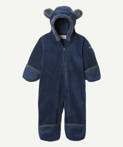 CategoryModel (8821752135822@92)  - marineblauwe fleece jumpsuit kleine beer