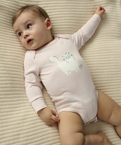 CategoryModel (8821750825102@592)  - body bébé fille rose à manches longues thermolactyl