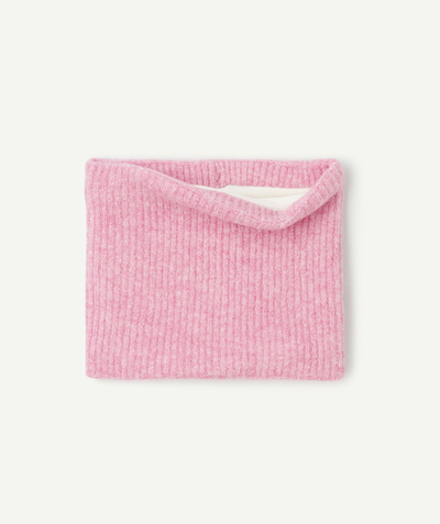 CategoryModel (8824929026190@714)  - Snood fille en fibres recyclées rose