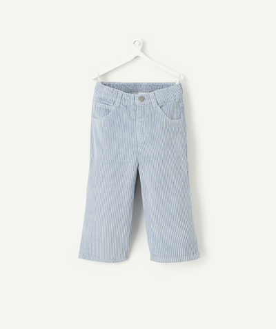 CategoryModel (8821755314318@1562)  - pantalon droit bébé garçon en velours côtelé bleu ciel