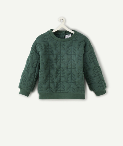 CategoryModel (8821758361742@10220)  - Sweat molletonné bébé garçon vert sapin