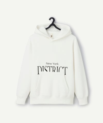 CategoryModel (8821770322062@775)  - Sweat garçon blanc à capuche