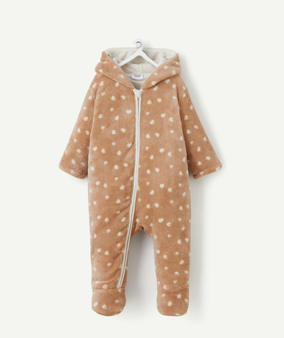 CategoryModel (8825487753358@457)  - surpyjama polaire fille en fibres recyclées rose imprimé à pois