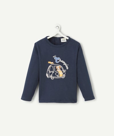 CategoryModel (8824667570318@1406)  - Blauw T-shirt met lange mouwen voor babyjongens