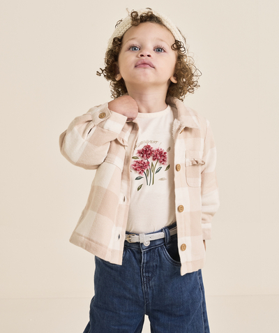 CategoryModel (8821752332430@1014)  - T-shirt met lange mouwen en reliëfbloemen voor babymeisjes