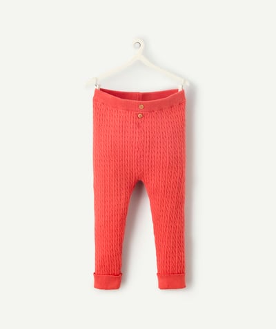 CategoryModel (8821753217166@5845)  - Legging bébé fille corail torsadé