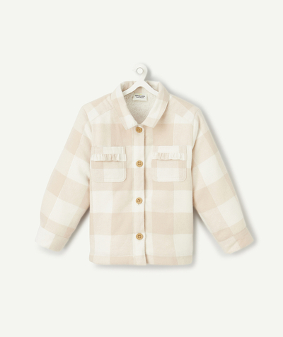 CategoryModel (8821752201358@64)  - veste bébé fille à carreaux écru et beige