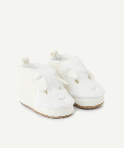 CategoryModel (8821753348238@44624)  - Chaussons bébé fille motif lapin blanc