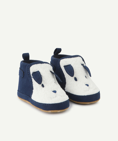 CategoryModel (8824896913550@783)  - Chaussons bébé garçon petit chiot bleu marine