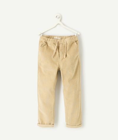 CategoryModel (8821764522126@5512)  - Pantalon garçon en coton beige en velours côtelé