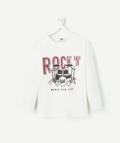 CategoryModel (8821761507470@9507)  - Katoenen rock-T-shirt met lange mouwen voor jongens