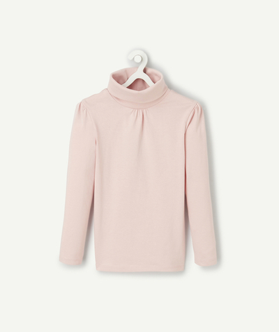 CategoryModel (8824928993422@14)  - Sous-pull fille en coton rose