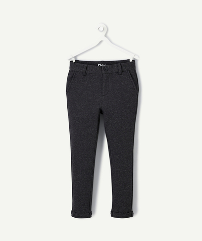 CategoryModel (8821761015950@3176)  - pantalon chino garçon en fibres recyclées gris anthracite