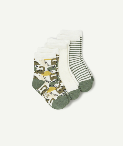 CategoryModel (8821755838606@31947)  - Lot de 3 chaussettes bébé garçon imprimé