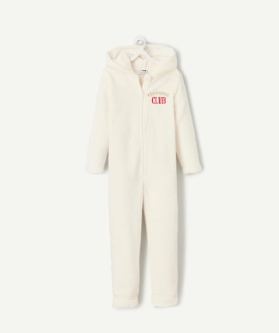 CategoryModel (8821758066830@3833)  - Surpyjama fille tout doux blanc petit renne