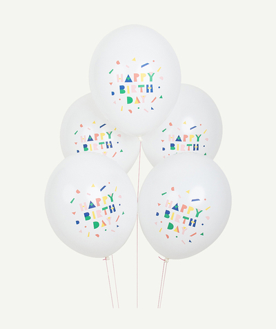 CategoryModel (8821757345934@129)  - 5 ballons de baudruche imprimés anniversaire
