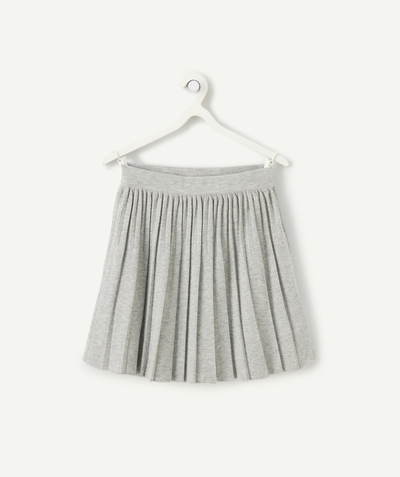 CategoryModel (8824928927886@20)  - jupe fille en fibres recyclées gris clair