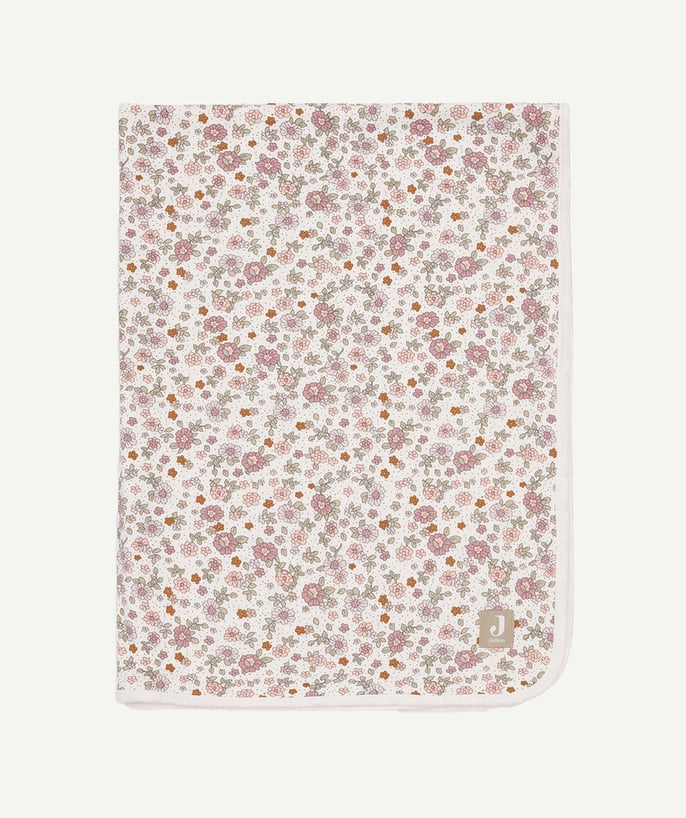   - Couverture Berceau Jersey 75x100cm Retro Flowers