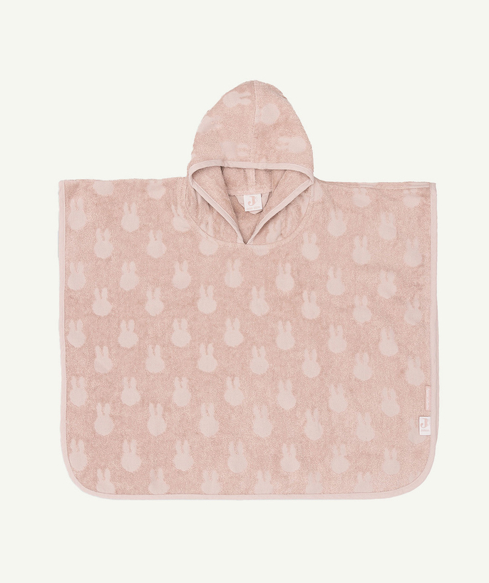   - Nijntje Jacquard Wild Rose badstof poncho