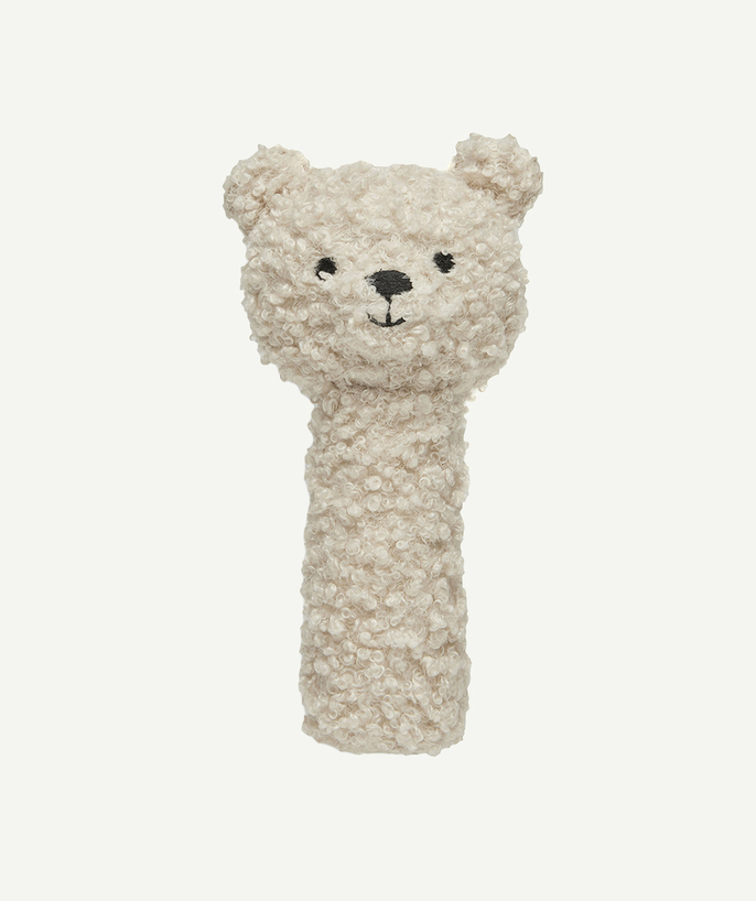   - Natuurlijke teddybeer rammelaar