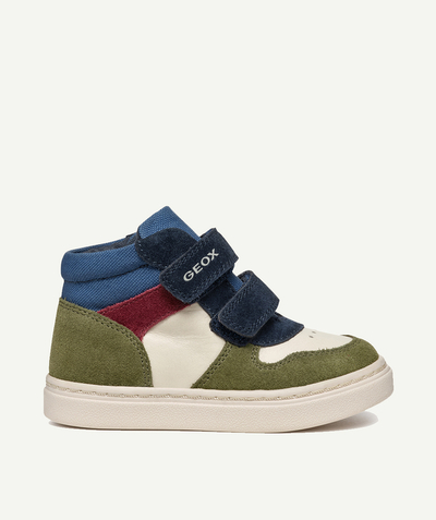 CategoryModel (8825060982926@12)  - nashik blauw en groene sportschoenen met klittenbandsluiting