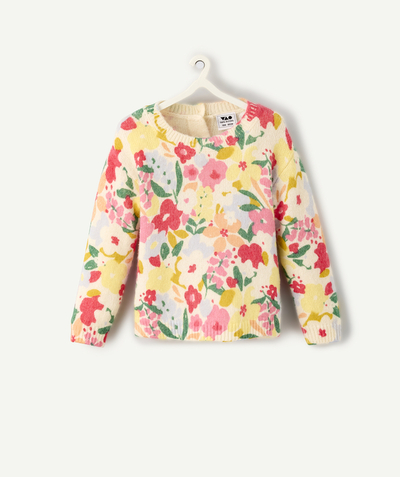 CategoryModel (8827517567118@9)  - Pull pour bébé fille à imprimé floral coloré