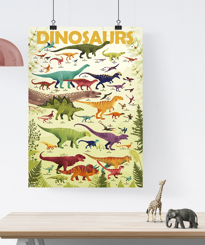 CategoryModel (8821768650894@48)  - LE POSTER DINO AVEC 32 STICKERS REPOSITIONNABLES