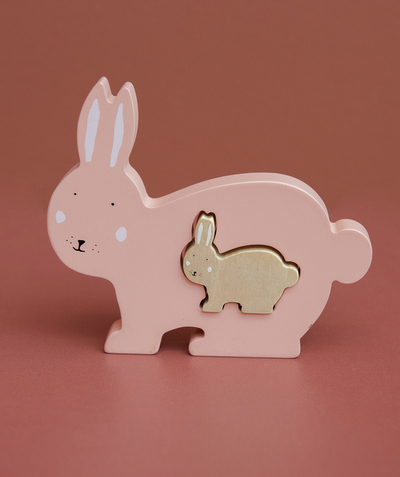 CategoryModel (8821750759566@51)  - PUZZLE ROSE EN BOIS BÉBÉ LAPIN