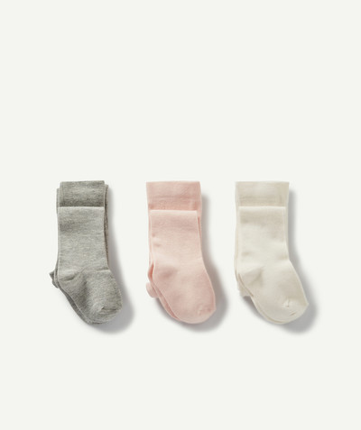 CategoryModel (8825487523982@176)  - LES 3 PAIRES DE COLLANTS ÉCRU, ROSE ET GRIS