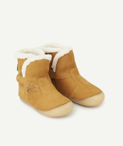 CategoryModel (8826108674190@5)  - LEDEREN, CAMEL BOOTS MET IMITATIEBONT