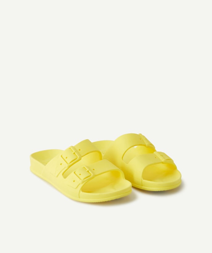   - SANDALES JAUNE FLUO PARFUMÉES FILLE