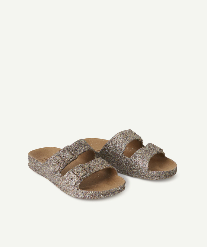   - ZILVEREN GLITTER SANDALEN MEISJE