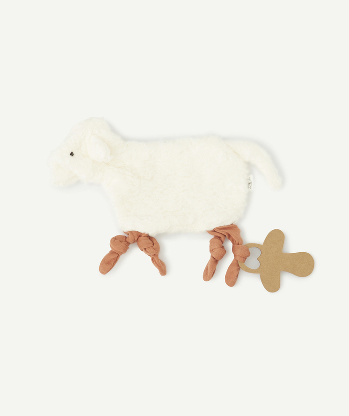   - DOUDOU MOUTON EN COTON BIO BÉBÉ