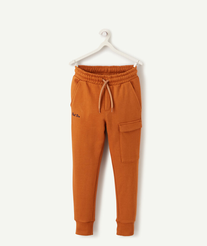   - CAMEL JOGGINGBROEK IN CARGO-STIJL