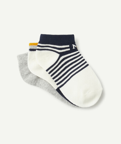 CategoryModel (8826404012174@89)  - LE LOT DE 3 CHAUSSETTES BLEUES BLANCHES ET JAUNES