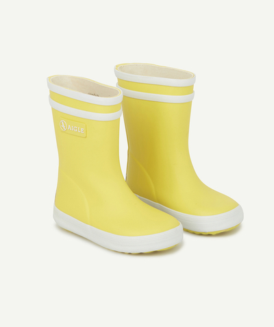 CategoryModel (8825487360142@41)  - BOTTES EN CAOUTCHOUC JAUNE PREMIERS PAS BÉBÉ BABYFLAC