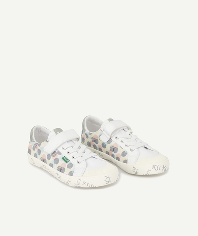 CategoryModel (8824437801102@1865)  - WITTE SNEAKERS MET GEKLEURDE STIPPEN VOOR MEISJES