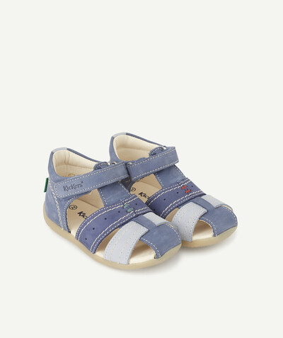 CategoryModel (8824437670030@2163)  - SANDALEN VAN LEER IN BLAUWE NUANCES, MET 2 RIEMPJES, VOOR DE EERSTE STAPJES