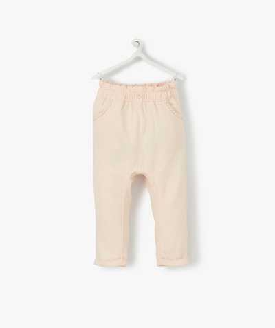 CategoryModel (8826108674190@5)  - SOEPELE, ROZE BROEK VAN TENCEL EN LINNEN